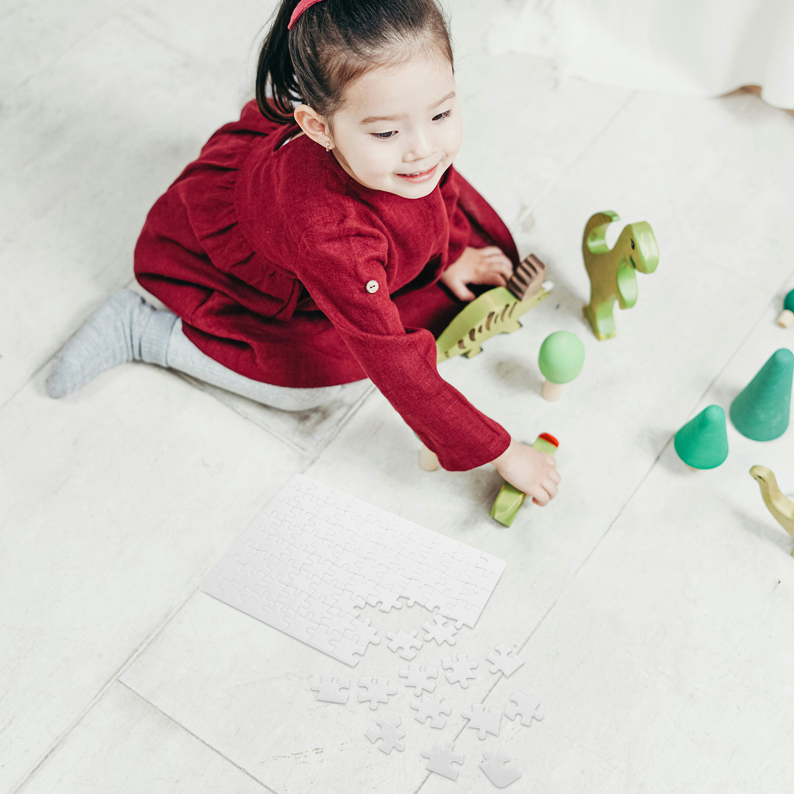 4Sheets White Puzzle Board Bla - Puzzle Blank White review and price